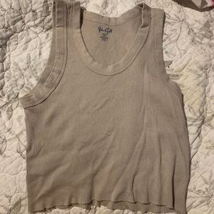 Brandy melville raw hemmed tank top